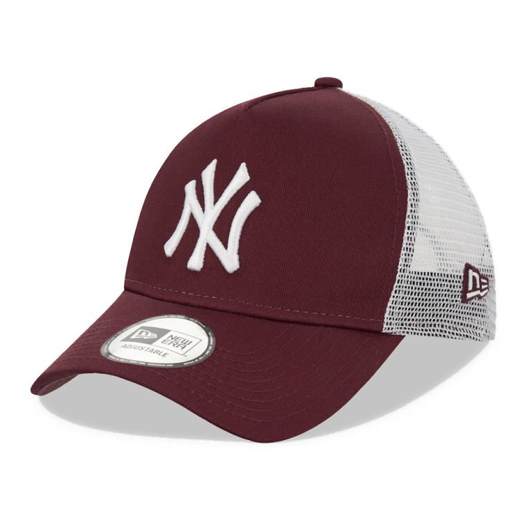 Gorras New Era Mlb Rojos - New York Yankees Maroon A-Frame Trucker 43259VSDT